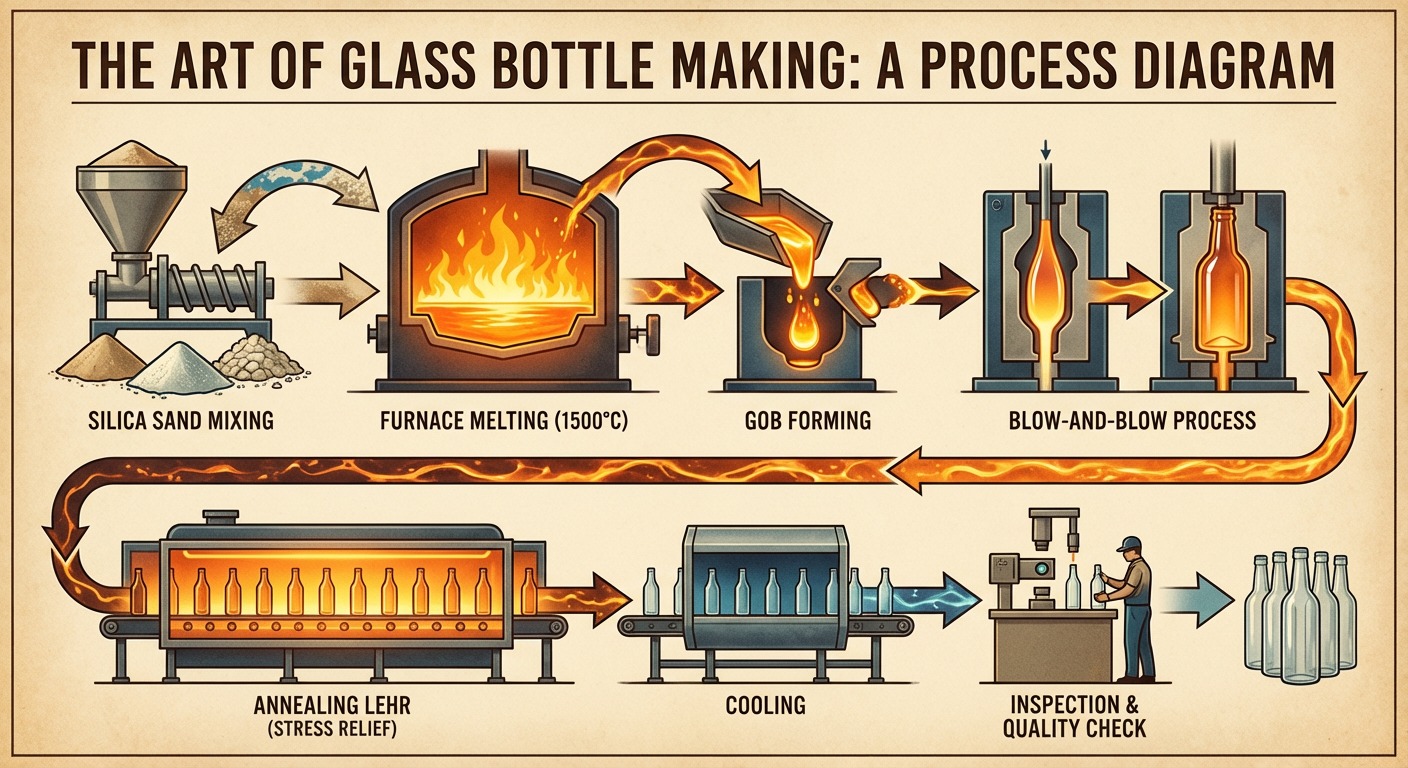 Glass making process